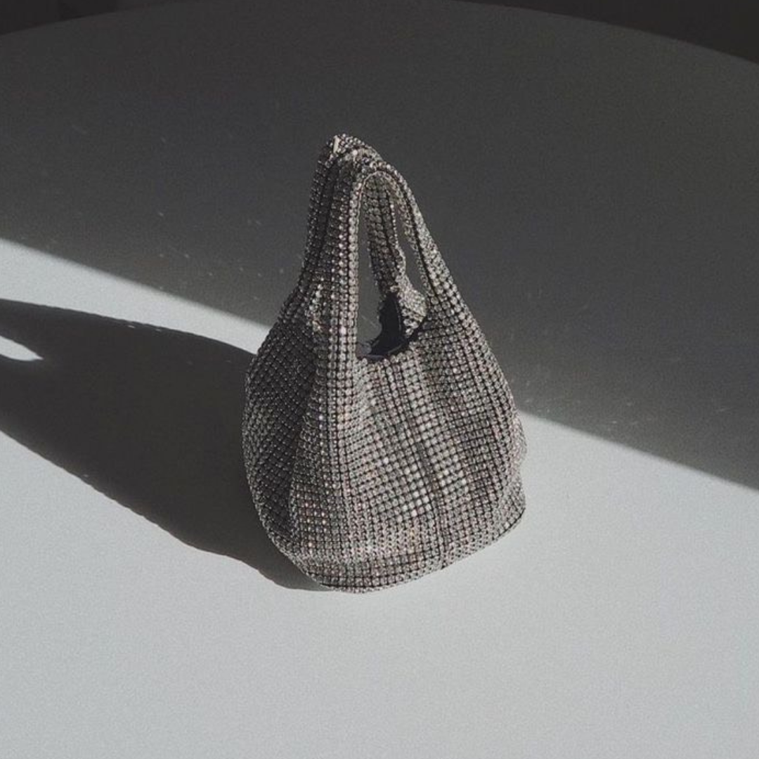 BOLSA CRISTAL PRATA