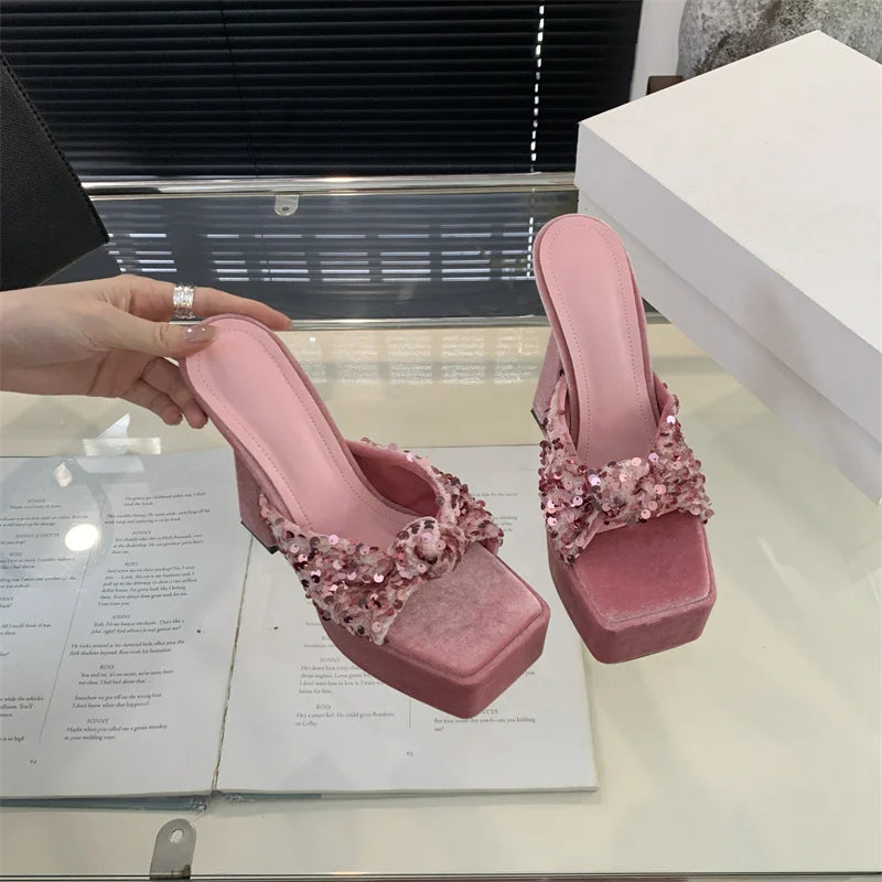 SANDÁLIA PLATAFORMA CIARA ROSA