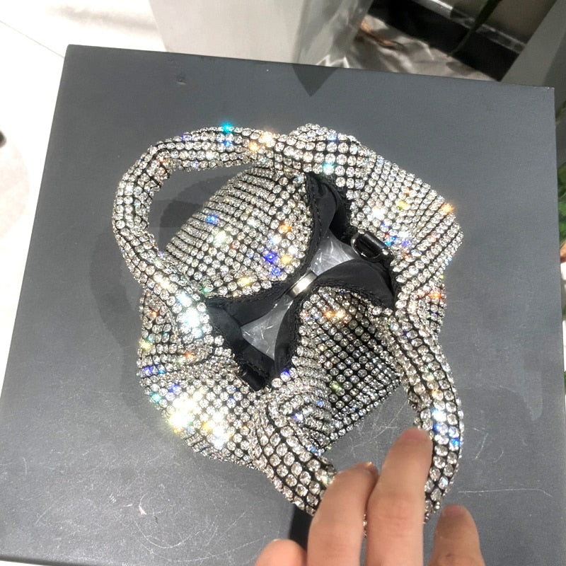 BOLSA CRISTAL PRATA