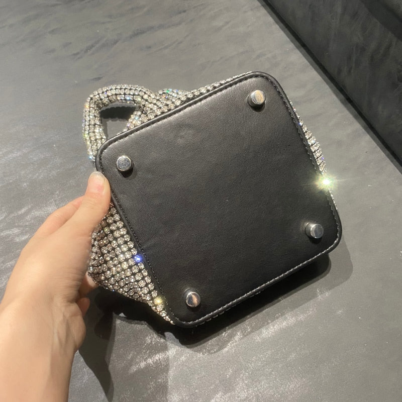 BOLSA CRISTAL PRATA